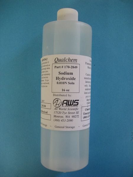 Sodium Hydroxide .1N - carolinawinesupply