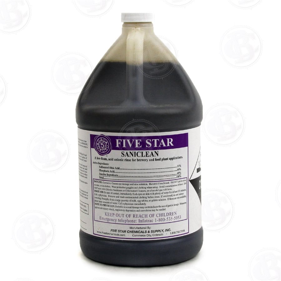 Saniclean 1 gal - carolinawinesupply