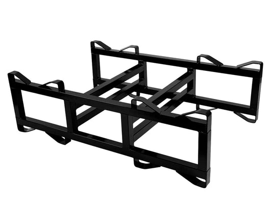 New 7" Double Barrel Rack - carolinawinesupply